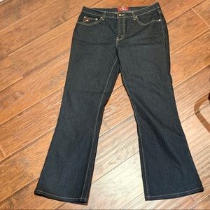 Dark denim wide leg jeans by Blue Jeans brand new